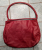 Maison Martin Margiela Grand sac en cuir rouge foncé