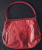Maison Martin Margiela Grand sac en cuir rouge foncé