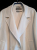 Sportmax Manteau blanc coquille d'oeuf 40-42