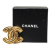 Chanel B Chanel Gold Gold Plated Metal CC Quilted Brooch France