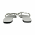 Hermès Galerie flip-flops in white leather