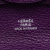 Hermès AB Hermes Porte-monnaie Evercolor Bastia en cuir de veau violet France