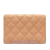 Chanel B Chanel Brown Beige Caviar Leather Leather Caviar Boy Trifold Wallet Italy