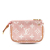 Louis Vuitton AB Louis Vuitton Pink Denim Fabric Micro Monogram Jacquard Pochette Accessoires France