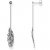 Thomas Sabo Boucles d'oreilles plumes en argent sterling