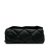 Bottega Veneta B Bottega Veneta Black Calf Leather Maxi Intrecciato Padded Satchel Italy