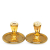 Hermès B Hermès Gold Gold Plated Metal Pegasus Clip On Earrings France