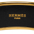 Hermès B Hermès Gold Enamel Metal Wide Bangle Austria