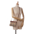 Burberry B Burberry Brown Beige Canvas Fabric House Check Crossbody Bag Italy