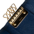 Prada B Prada Blue Saffiano Leather Key Holder Italy