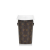 Louis Vuitton AB Louis Vuitton Brown with White Monogram Canvas Canvas Monogram Coffee Cup Pouch Italy