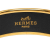 Hermès AB Hermès Black with Gold Enamel Metal Wide Bangle Austria