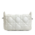 Christian Dior AB Dior White Calf Leather Small Macrocannage Diorcamp Bag Italy