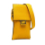 Fendi AB Fendi Yellow Calf Leather Baguette Phone Crossbody Italy