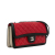 Chanel AB Chanel Red with Black Lambskin Leather Leather Medium Lambskin Graphic Flap Italy