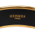 Hermès AB Hermès Red with Gold Enamel Metal Wide Bangle Austria