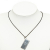 Hermès B Hermès Silver Brass Metal Symbole Amour Pendant Half Pair Necklace France