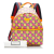 Gucci AB Gucci Pink Coated Canvas Fabric GG Supreme Kids Strawberry Backpack Italy