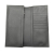 Prada AB Prada Gray Dark Gray Saffiano Leather Wallet Italy