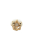 Chanel AB Chanel Gold with White Yellow Gold Metal 18K Gold Agate Camelia Flower Ring Italy