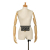 Christian Dior AB Dior Brown Beige with Black Canvas Fabric Oblique Saddle Belt Bag Italy