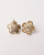 Chanel CC Flower Faux Pearl Earrings