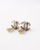 Chanel CC Silver Clip-on Earrings