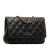 Chanel AB Chanel Black Caviar Leather Leather CC Caviar Wallet on Chain France