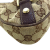 Gucci B Gucci Brown Beige Canvas Fabric GG Abbey D-Ring Shoulder Bag Italy