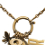Christian Dior AB Dior Gold Gold Plated Metal Logo Charms Necklace Germany