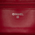 Chanel AB Chanel Red Lambskin Leather Leather CC Lambskin Wild Stitch Wallet on Chain Italy