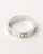 Gucci Gg 18k White Gold Ring
