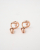 Fendi Ff Rhinestone Earrings