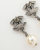 Chanel Cc Icon Series Rhinestones And Pearl Earrings
