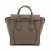 Celine Luggage Nano Drummed Calfskin Leather 2-Ways Tote Bag Grey