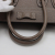Celine Luggage Nano Drummed Calfskin Leather 2-Ways Tote Bag Grey