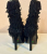 Free Lance Suede fringe wedge booties
