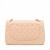 Chanel Classic Double Flap Jumbo Matelassè Caviar Leather 2-Ways Flap Handbag Beige
