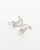 Hermès Rope Motif Clip-on Silver Earrings