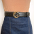 Gucci Interlocking GG Leather Medium Belt Black