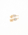 Chanel Coco Mark Stone Gold Earrings