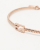 Fendi FF Logo Baguette Rose Gold Bracelet