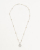 Gucci Interlocking G Flower Chain Silver Necklace