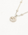 Gucci Interlocking G Flower Chain Silver Necklace