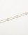 Gucci Interlocking G Flower Chain Silver Necklace