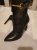 Gucci Booties Gucci en cuir noir avec mors