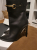 Gucci Booties Gucci en cuir noir avec mors