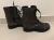 Zadig & Voltaire Joe boots daim gris studs