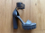 Alexander McQueen Grey lug-sole heels