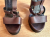 Ralph Lauren Collection Brown strappy sandals!